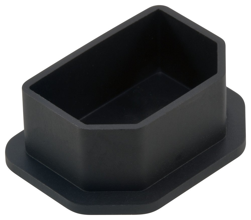 Fiches en plastique PE-LD Caplugs de dimensions 0,9x0,6 cm pour IEC-14