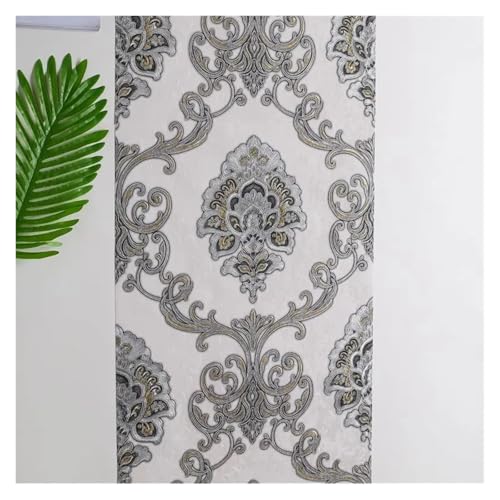 Papier peint textile pour masquer défauts mur effet relief 3D - 6