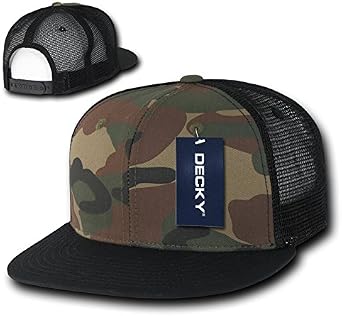 DECKY Cotton Flat Bill Trucker Cap