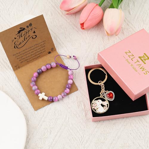 Image of Cross Easter Braclets Basket Gifts, Easter Bracelet Gifts, It's the Most Surprising Easter Gift for Gir