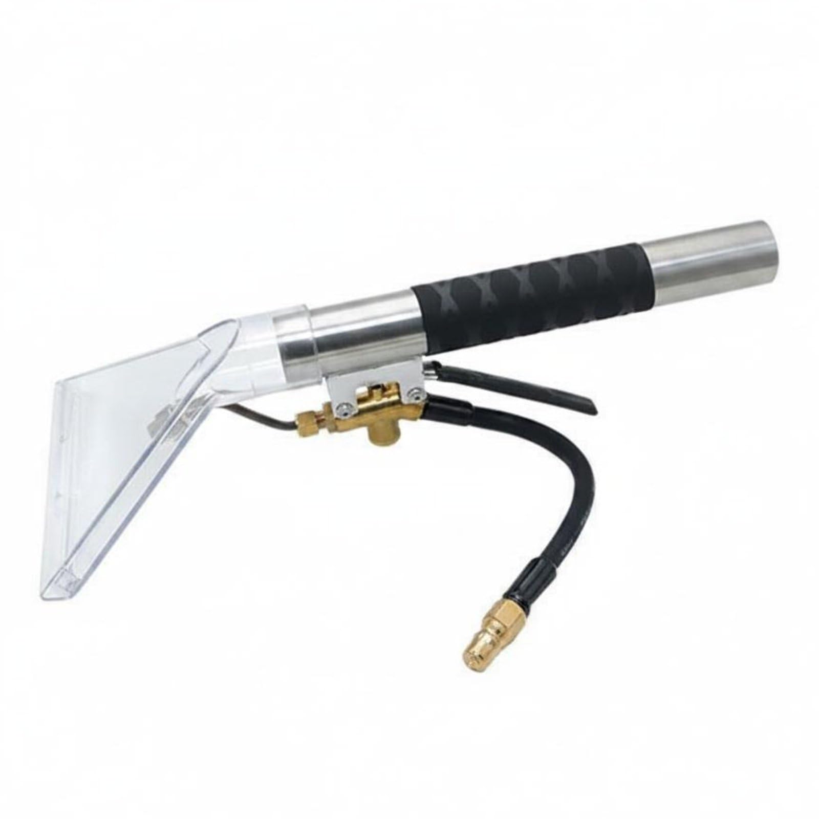 Steam Cleaning Head Accesorio de Limpieza Profunda Cabezal Extractor Transparente Mango Cómodo para Uso Resistente a Alta Temperatura Adecuado para, Grande D Conector Rápido KZD-ZG-2