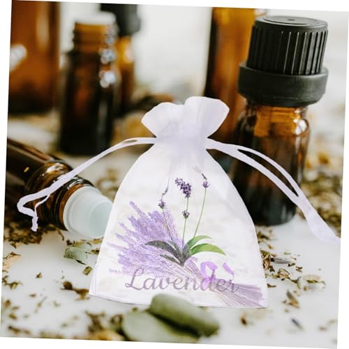 Bolsas de saquitos de lavanda Garneck 20pcs vacías con cordón miniatura 4