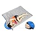 Becozier Sleeping Bag with Waterproof Polyester Shell and Portable Stuff Bag, Perfect for 4 Season Camping, Hiking, Backpacking and Traveling, Blue