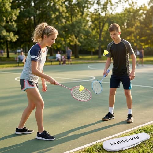 Image of Badminton Set for Family Lightweight Rackets