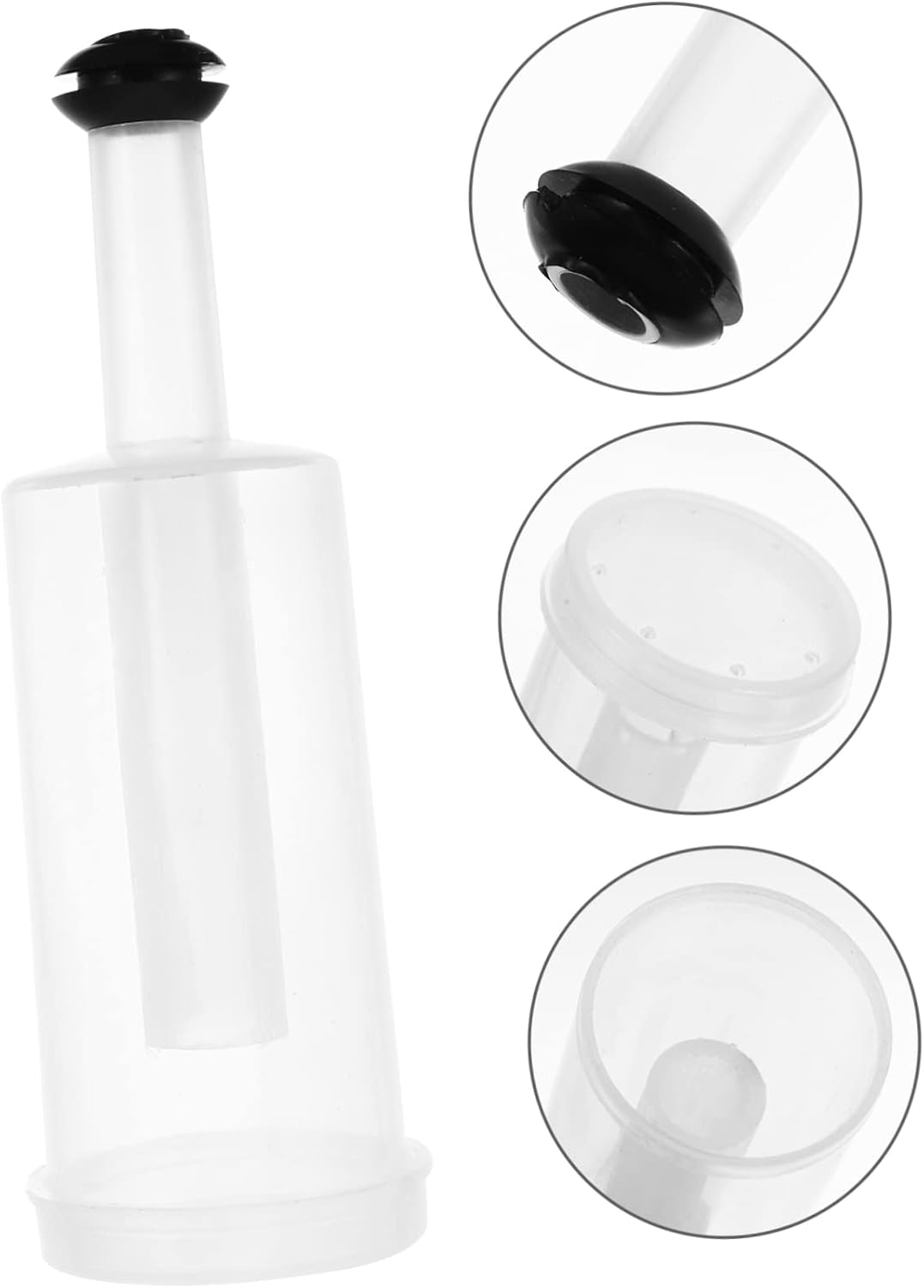LABRIMP 1set Three-piece Silicone One-way Fermentation Stopper Kit for Home Brewing Food-grade Silicone Lids for Wine Beer and Juice Fermentation