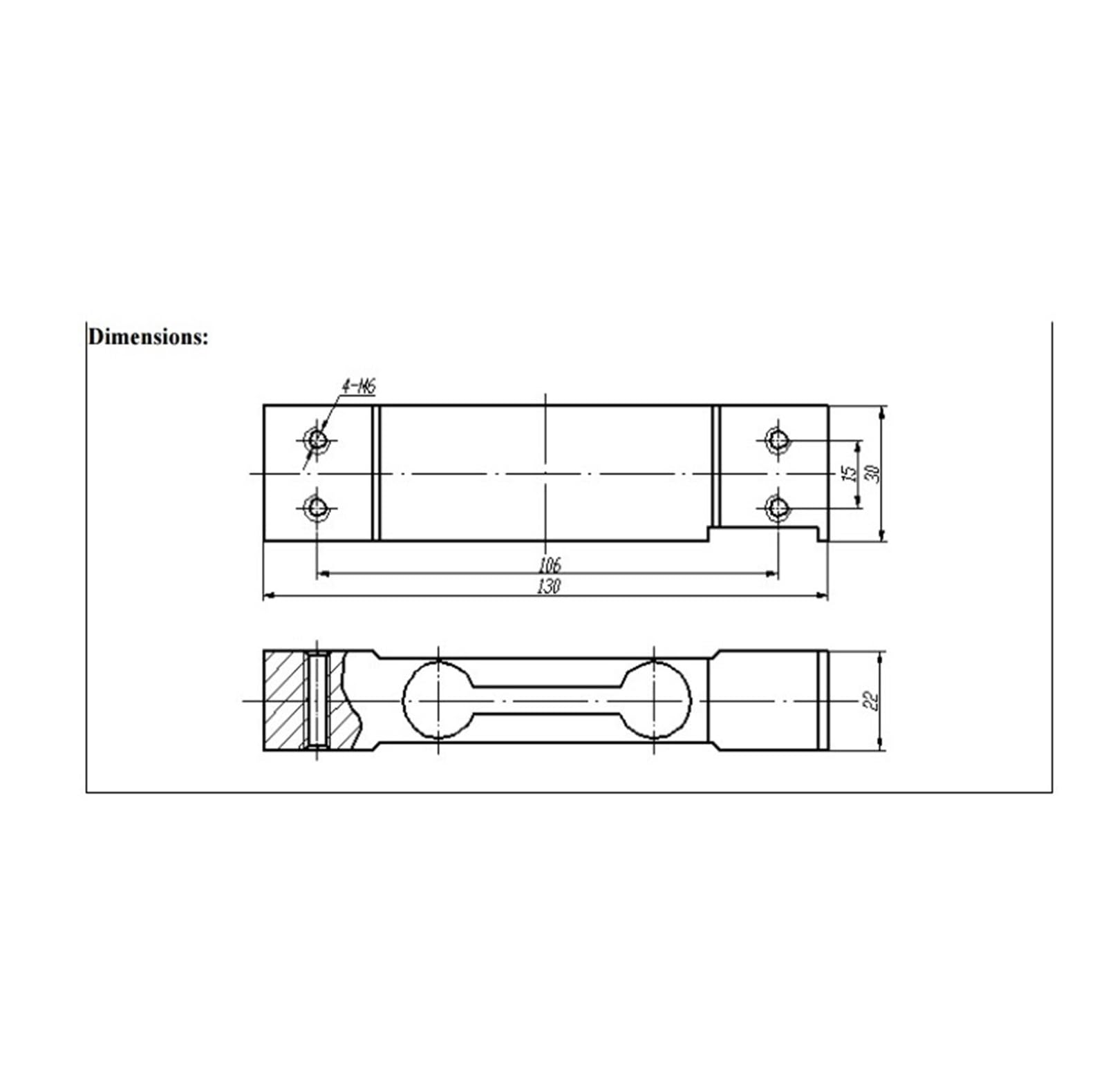 CZL601-30KG Ogniwo obciążnikowe do wagi elektronicznej