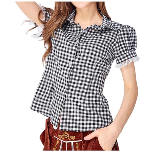 Blouse élégante dirndlblouse anti-inconfort pour profiter du carnaval sans gêne