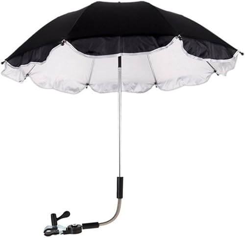 Miniatura 7 de Paraguas para sombrilla y sombrilla, cubierta de toldo de lluvia para cochecito de bebé, silla de ruedas, protección contra rayos UV