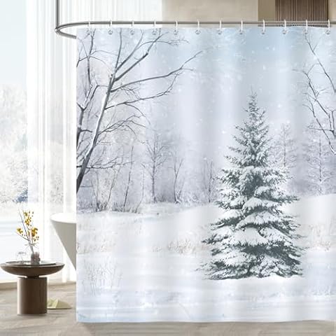 Bonhause Rideau de Douche Hiver Cover