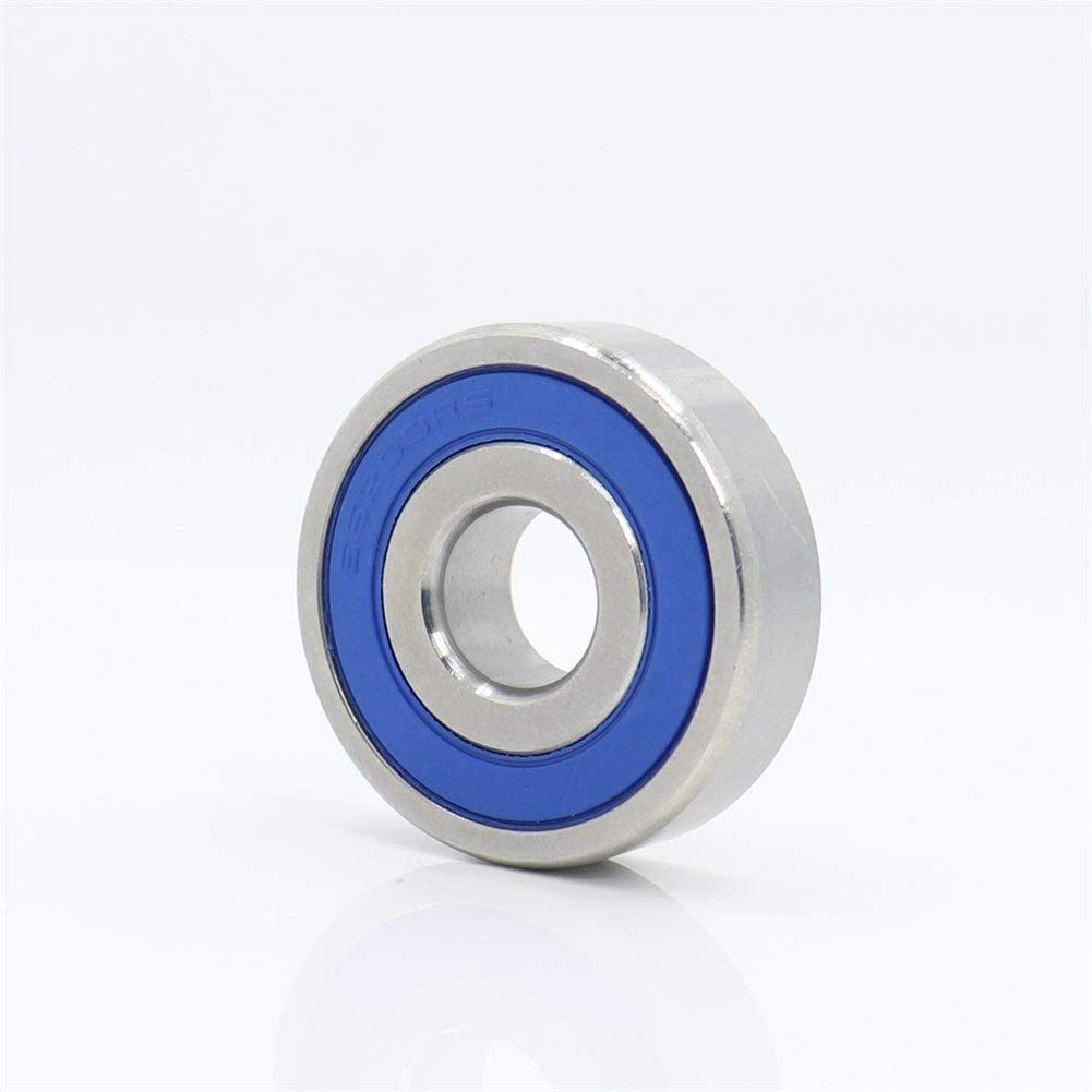 Tangjc-B. 10PCS S6200RS Bearing 10x30x9 mm ABEC-3 440C Edelstahl S 6200RS Kugellager 6200 Rillenkugellager