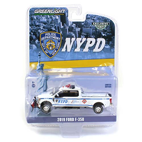 Greenlight 1/64 2019 Ford F-350 Dually NYPD Hazmat miniatura 5