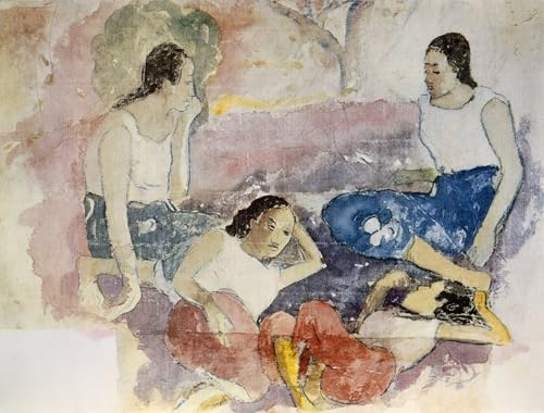 Cuadro lienzo Mujeres Tahitianas de Gauguin para renovar las paredes