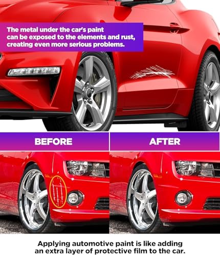 Image of Car Scratch Remover Touch Up Paint Pen Automotive Car Paint Pen Scratch Repair for Deep Scratches Special-Purpose (RED)