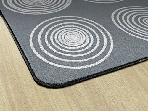 Tapete decorativo rectangular Circles Abstract 7'6" x 12' miniatura 7