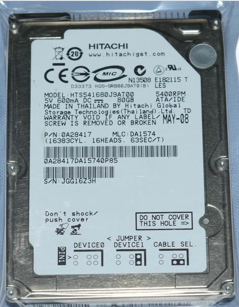Amazon.in: Buy Fit for Hitachi 80 GB IDE 2.5' laptop Hard Drive
