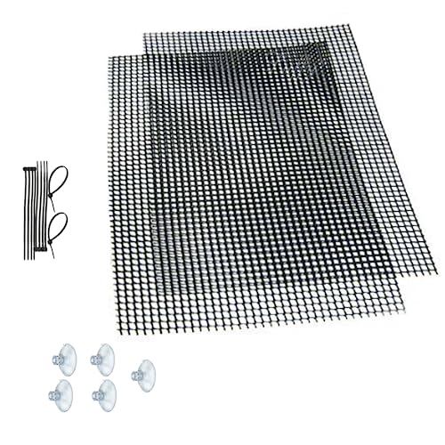 Luffy Decorative Aquatic Moss Wall, 2 Plastic Floor Wire Mesh Sheets, Air Vent Screens, Aquarium...
