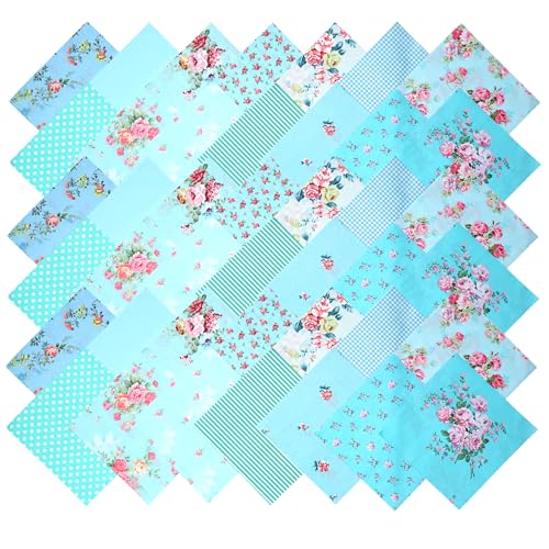 Nodsaw Layer Cake Fabric for Quilting 10 inch, Layer Cake Fabric Clearance, Pre-cuts Quilt Squares 10x10, Floral Layer Cakes for Quilting, Sewing, and DIY Patchwork Crafts