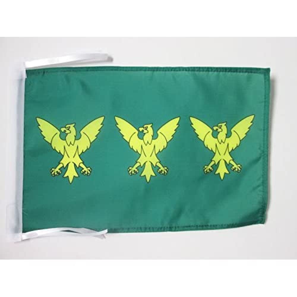 Iran Old Persia Flag 18'' x 12'' cords - Persian SMALL flags 30 x 45cm - Banner 18x12 in - AZ FLAG — view 263