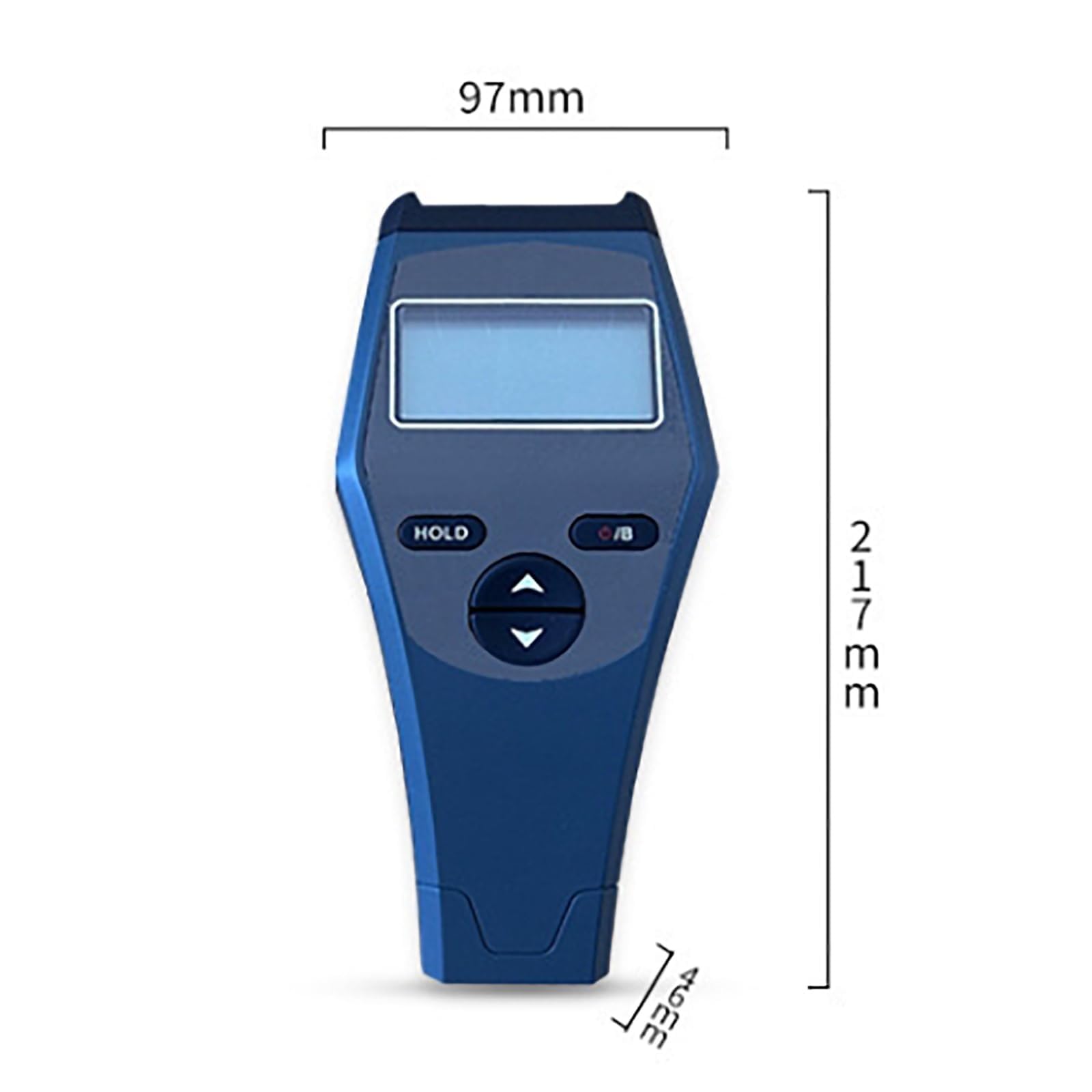 Cyfrowy anemometr z sondą zakrzywioną, wysoka czułość, podświetlany ekran LCD, pomiar prędkości wiatru 0,05–30,0 m/s, automatyczna kompensacja punktu zerowego