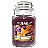 Yankee Candle Scented Candle | Scented Candle | Autumn Glow Large Jar Candle | Burn Time: Up to 150 Hours