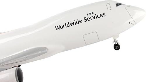 Miniatura 6 de Daron Skymarks Ups 747-400F Kit de construcción de modelo de avión con engranaje escala 1/200, blanco, negro