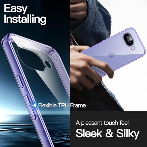 Image of JETech Case for Google Pixel 9a, Anti-Yellowing, Iris