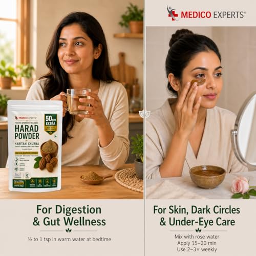 Image of Harad Powder - 200gm + 50gm Free | Harad Churna | Kadukkai, Karakkaya, Harde, Hirda, Inknut | Terminalia Chebula | FSSAI Certified, Lab Tested, No Additives