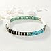 KELITCH New Shell Pearl Bead Bracelets Charm Stretch Bracelets Stackable Wrap Bracelets for Women Jewelry (Blue Green Vein 08O)
