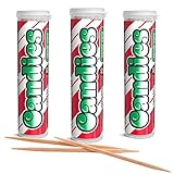 Xero Picks Candies Infused Flavored Toothpicks for Long Lasting Fresh Breath & Dry Mouth Prevention - 60 Picks - 3 Pack - Limited Edition Candy Cane