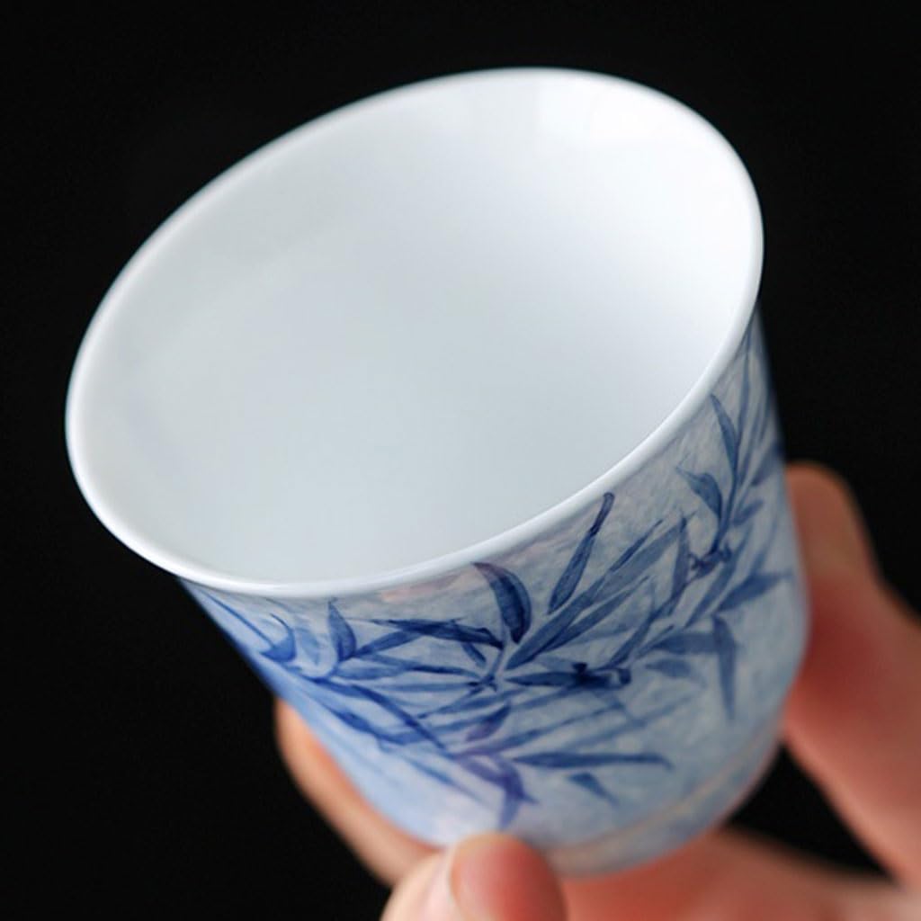 Tazas de té Pequeñas Taza de té pequeña hecha a mano, taza pintada a, tazón individual Personal, juego Kung Fu Taza de té de Kungfu