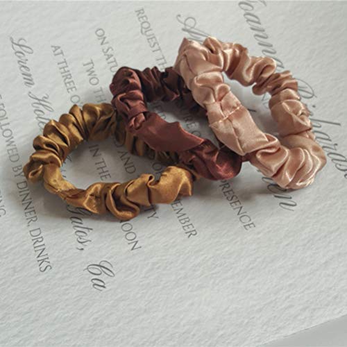 PIXNOR 12 Pcs Cabelo Scrunchies LaÃ§os de Cabelo Arcos Cordas de Cabelo Macio Pequenas Faixas de Cab