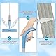 Wischer mit Sprühfunktion, MEXERRIS Sprühwischer Bodenwischer mit Wassertank 360 Grad Rotierender Wischmopp Spray Mop Wischer Boden mit 3 Waschbaren Mikrofaser Pads für alle Böden