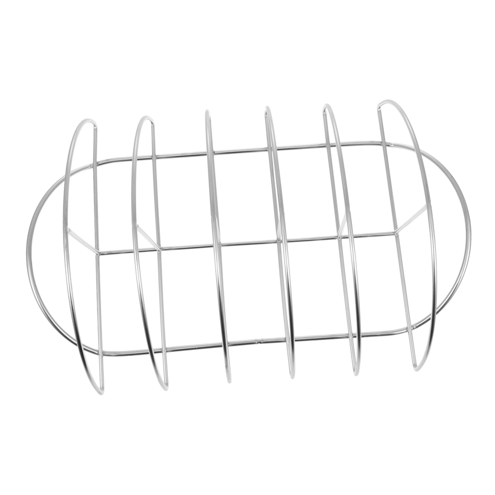 TOYANDONA 1 Stück Rippchen Rack BBQ Grillständer Tragbares Grillzubehör für Rippchen Leicht zu Reinigen Hitzebeständig und für Große Fleischstücke