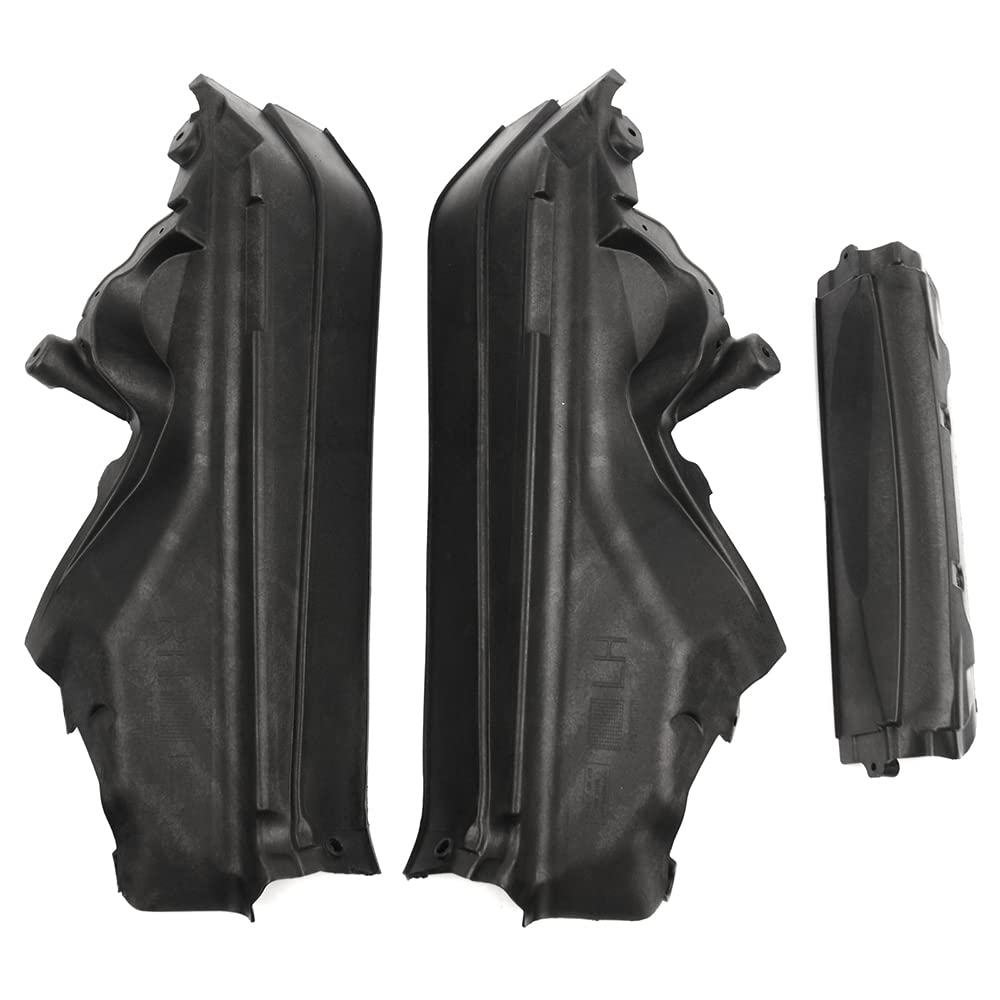 51717169419 Motor Compartimiento Superior Partición Panel Mamparo Kit 3PCS Compatible con X5 E70 2006-2013, E70 LCI 2009-2013, X6 E71 2008-2014, E72 Hyb 2009-2011 Huiruhy