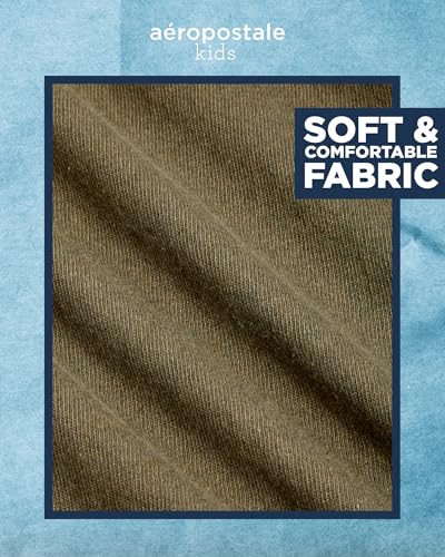 AEROPOSTALE Boys Graphic Tees - Soft Cotton Blend Boys Shirts - Short Sleeve Crewneck T-Shirts with Logo Print (4-16)4