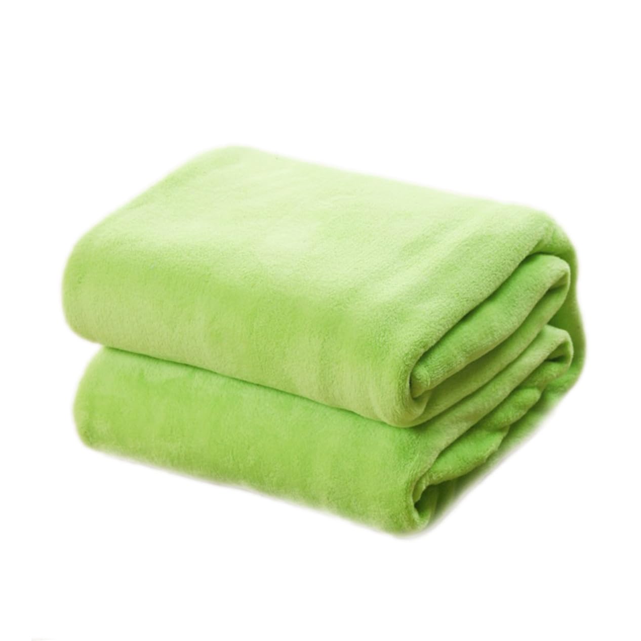 Couverture chaude lit plaid flanelle anti-froid jeté de canapé vert
