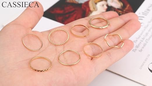 Set Di 64 Anelli Regolabili Per Donna - Stile Vintage, Open Toe, Per Dita E Piedi - Foto 2