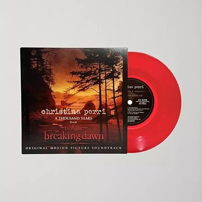 A Thousand Years 7-Inch Single Red Vinyl, Christina Perri por christina perri, capa do álbum