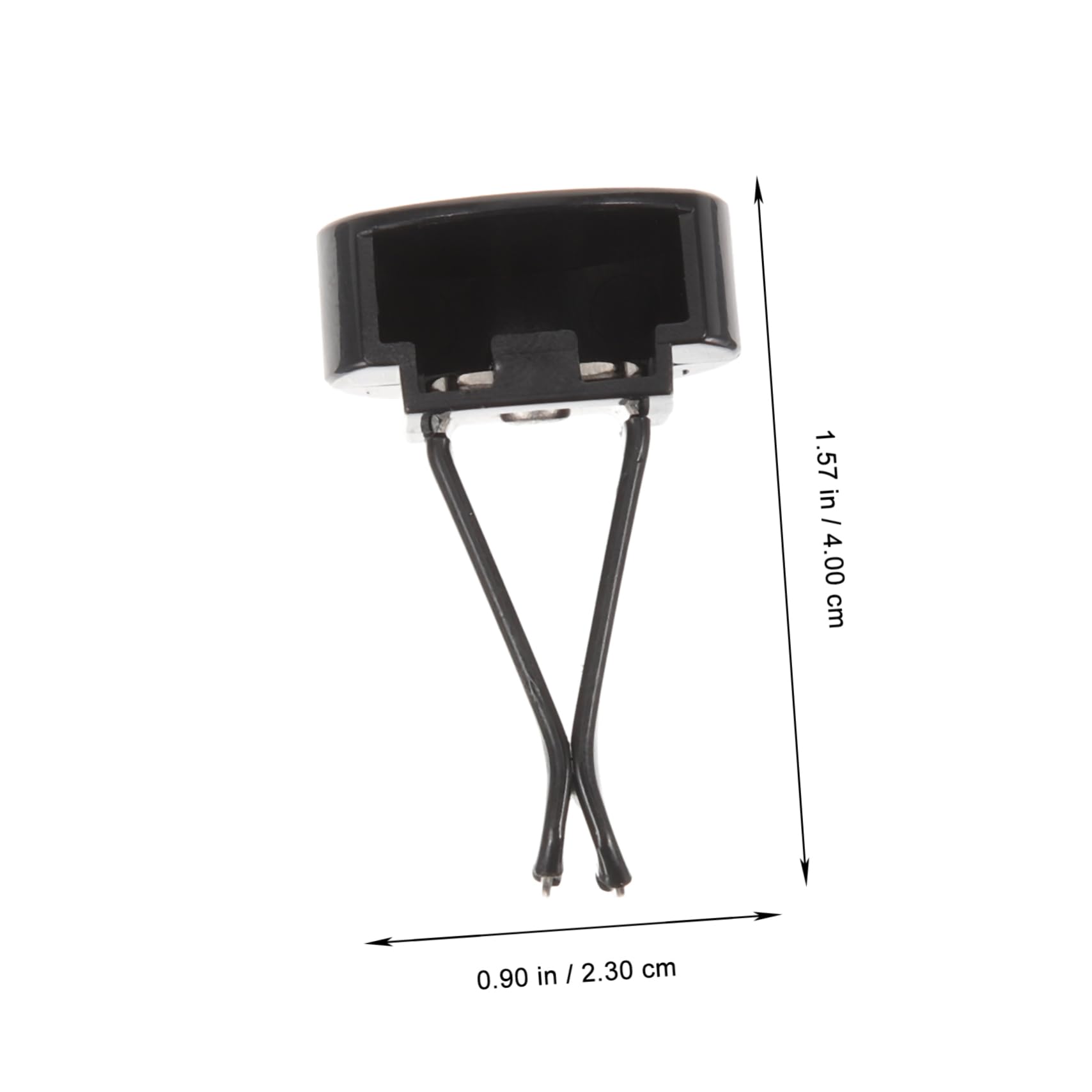 TOPBATHY Clip per Profumatore Auto in Plastico Nero Fermo Saldo Design Semplice e Texture Fine Accessori Interni Auto per Vacanze Estive