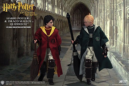 Star Ace Toys Harry Potter & The Chamber Of Secrets: Draco Malfoy 2 Pack Quidditch Version Figure (1:6 Scale) #TOP1