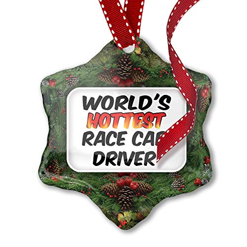 NEONBLOND Christmas Ornament Worlds Hottest Race Car Driver