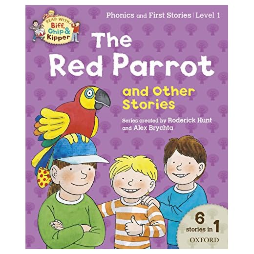 Read with Biff, Chip and Kipper Phonics & First Stories: Level 1: The Red Parrot and Other Stories