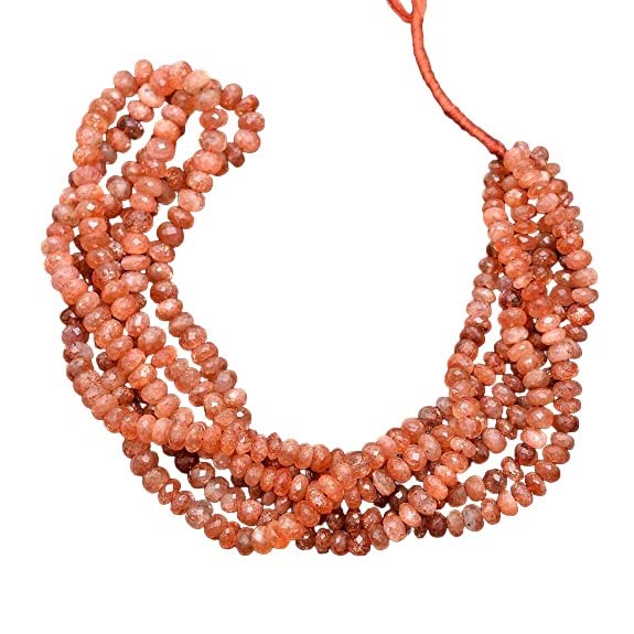 Pierre de soleil fil de perles facettées de 18 pouces pour offrir un cadeau unique - 5