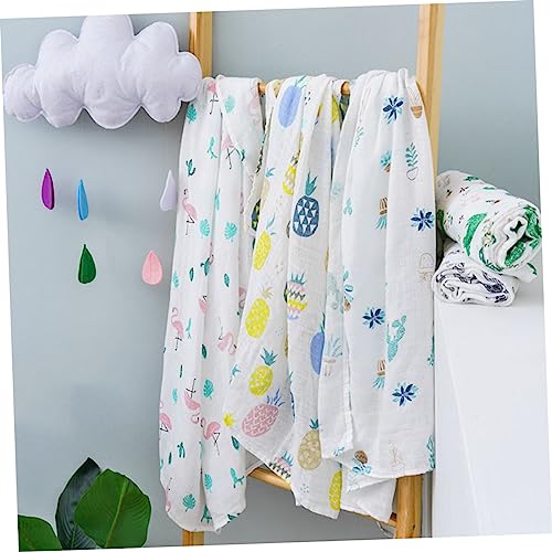 Hohopeti Baby Gaas Deken Pasgeboren Inbakeren Deken Pasgeboren Slapen Hoofd Wrap Baby Badhanddoek Peuter Slaapzak Peuter Badhanddoeken Baby Badhanddoek Inbakeren Dekens Slaapzak - Afbeelding 4