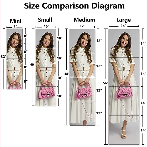 Quegau SHATTERPROOF MIRROR Kids Wall Mirror Tiles,4Pcs 10 Inchx10 Inch Self Adhesive Acrylic Mirror thumb #2