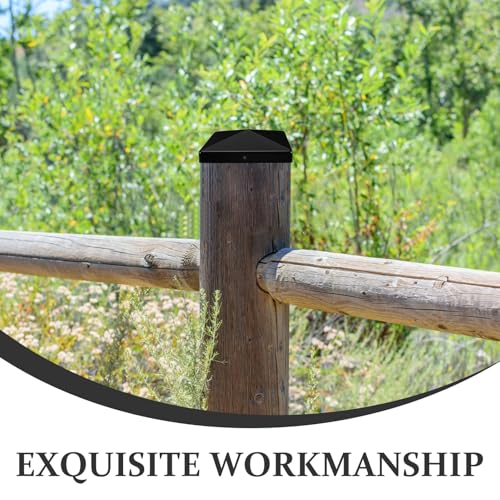 Chapeaux de poteaux 14 cm imperméables pour protéger une clôture extérieure