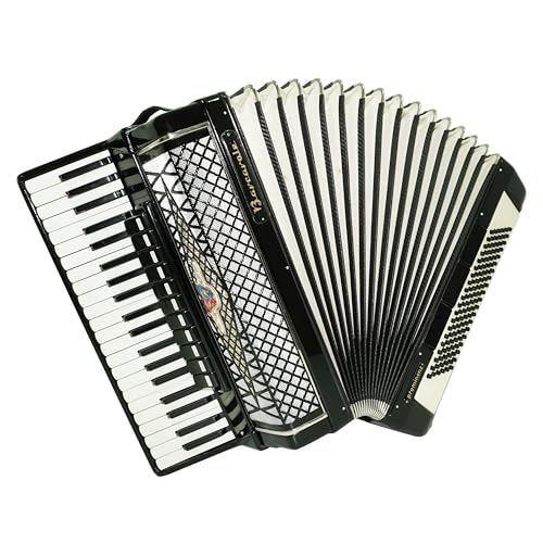 Barcarole Prominenz Piano Accordion 120 Bass, made in Germany, New Straps and Soft Case for Gift, Vintage Keyboard Accordian