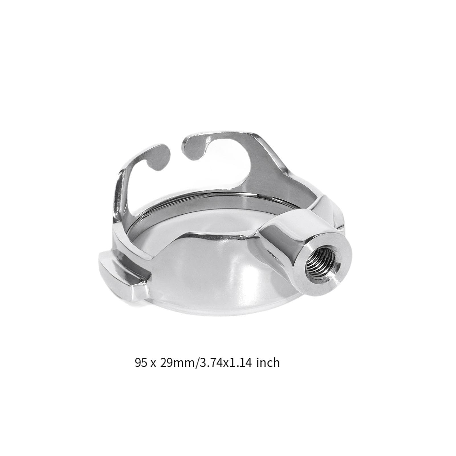 Pieza de Repuesto para El Cabezal Del Compatible con Accesorios E61, Portafiltro Sin Fondo de 58 Mm con Doble Orejeta para Cafeteras