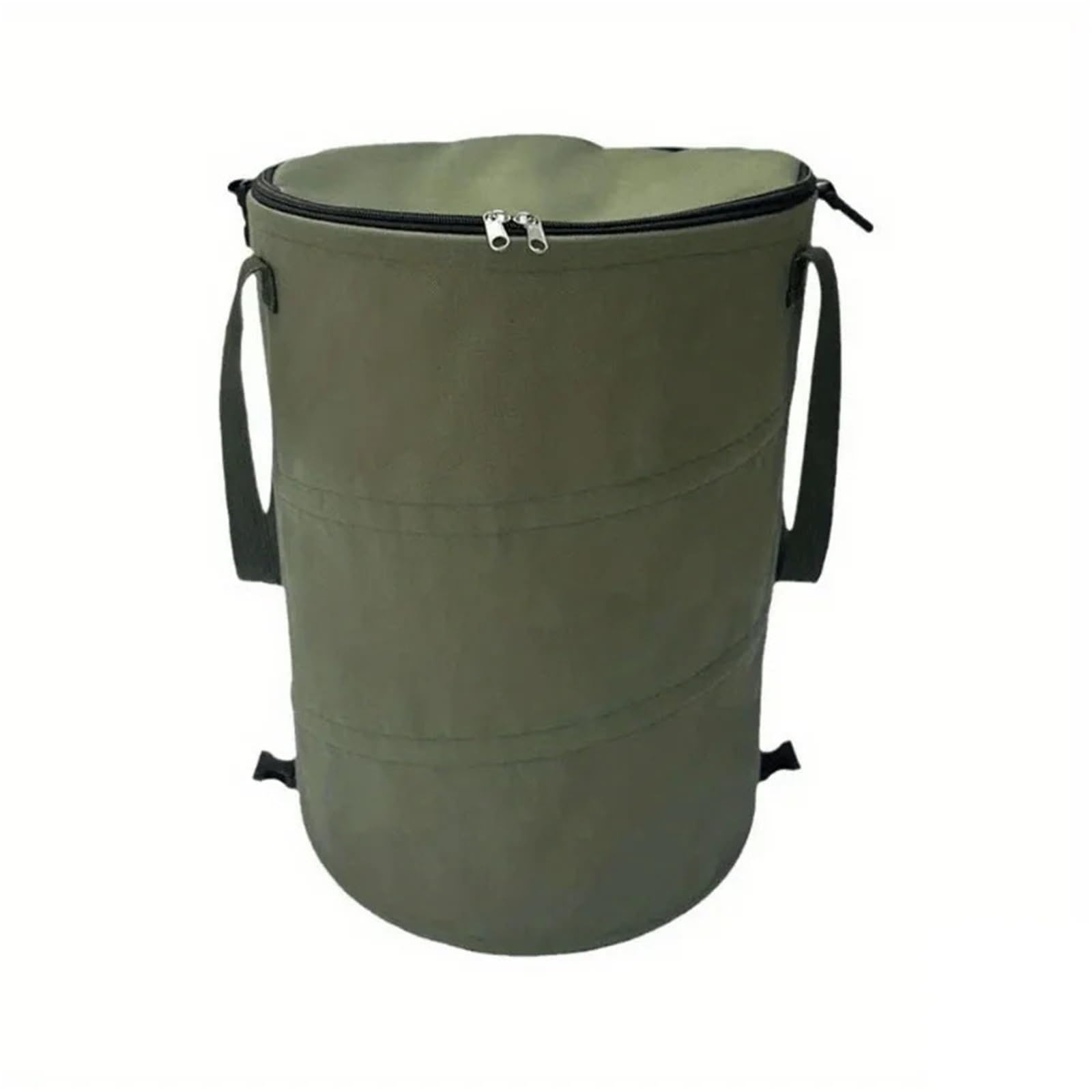 Sacchi Da Giardinaggio Pop Up 2 pezzi da esterno portatile pieghevole pattumiera con coperchio campeggio picnic bidone della spazzatura cestino portaoggetti for rifiuti cortile giardino borsa foglia