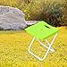 Zxpjkyu Foldable Stool Train Seating Stool Multifunction Simple Fishing Chair Portable Seat for Outdoor Sports Picnic Bath Travel, Green
